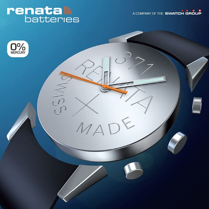 Renata 317 Watch Battery Twin Pack