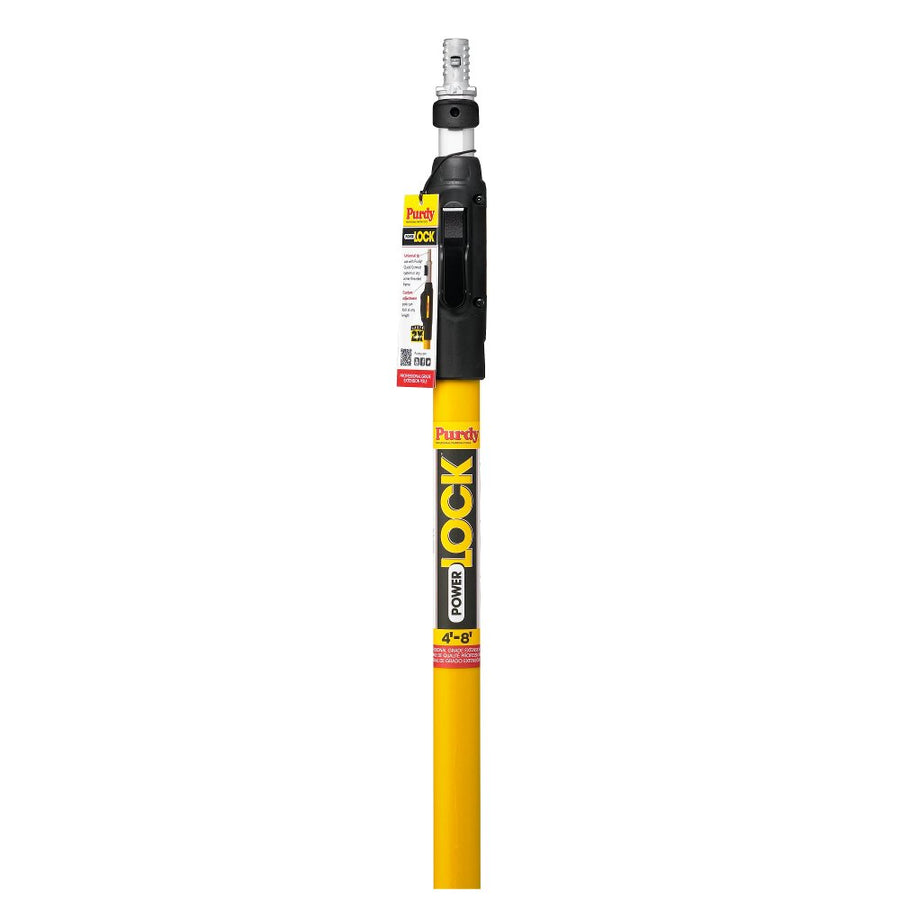 140855648 4' -8' Power Lock Extension Pole, One Size, Multi, 8 Foot
