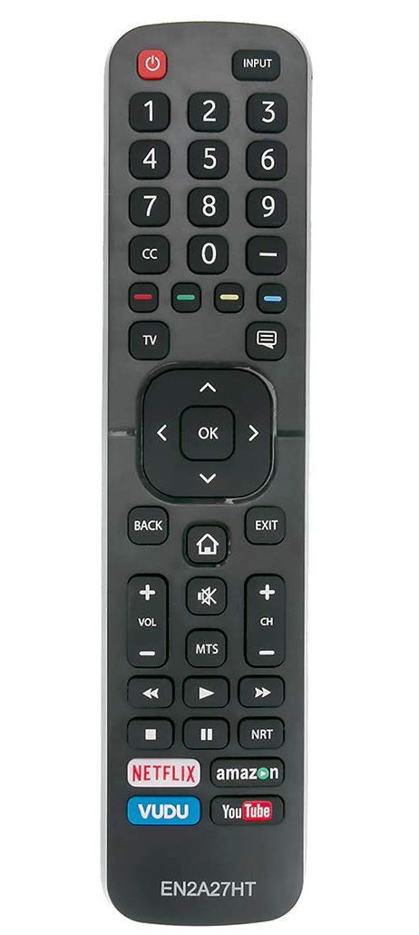 ALLIMITY EN2A27HT Replaced Remote Control Fit HISENSE 4K Smart LED HDTV 39H5D 40H5D 43H5D 43H620D 43H6D 43H7D 43H8C 49H6E 50H5D 50H620D 50H6D 50H7050D 50H7D 55H6D 55H7D 55H8C 60H8C 65H6D