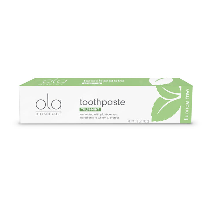 Ola Botanicals Toothpaste (3 Oz.), tulsi-Mint, Plant-de