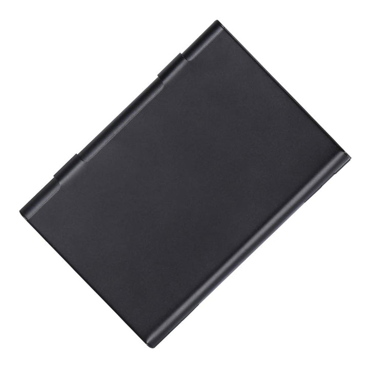 Stainless Steel Business Card Holder for Men &amp; Women, Pocket Business Card Case Thumb-Drive Business Name Credit ID Card Holder (Gray)