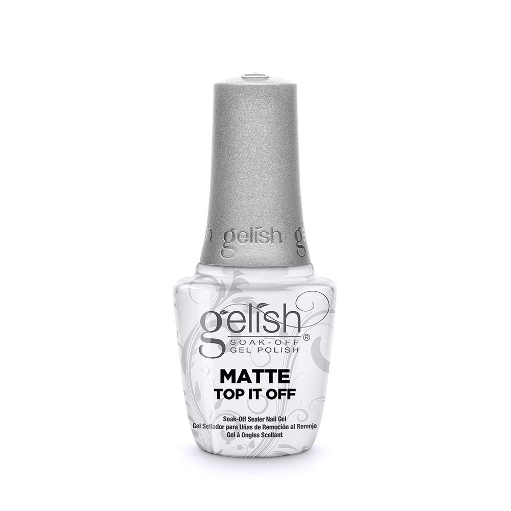Matte Top It Off Sealer Gel Top Coat LED Gel Polish, 0.5 oz.