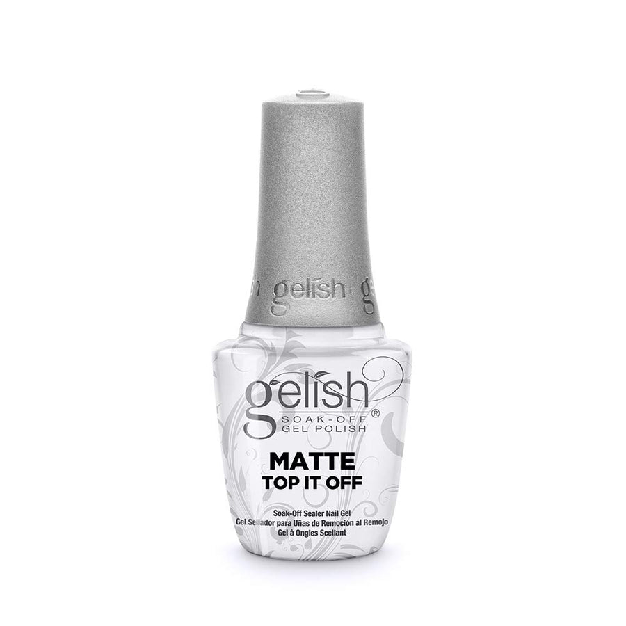 Matte Top It Off Sealer Gel Top Coat LED Gel Polish, 0.5 oz.