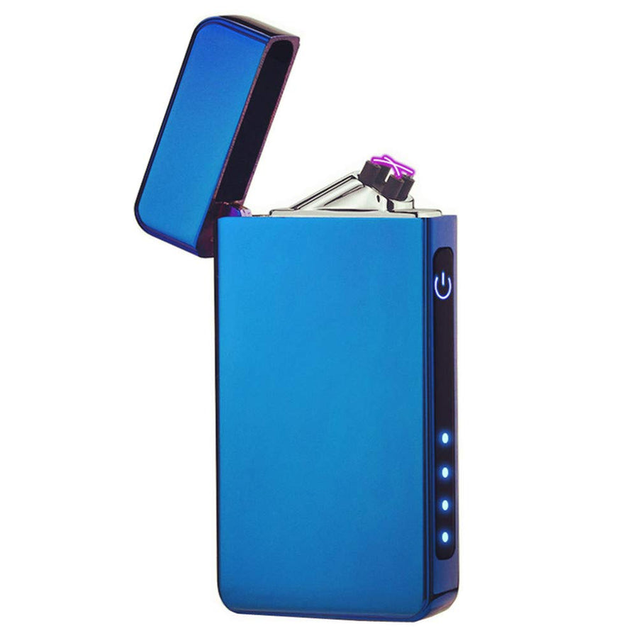 Leejie Windproof Lighter Dual Arc Plasma Lighter USB Re