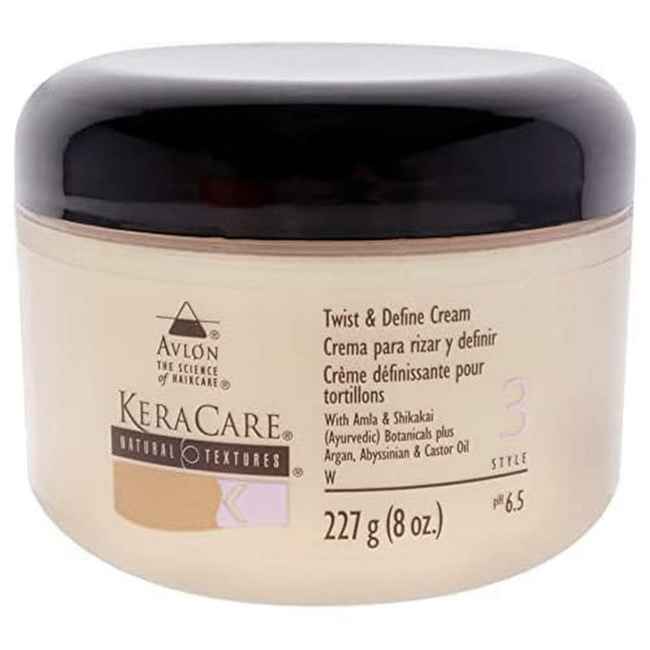 Avlon Keracare Natural Textures Twist and Define Cream, 8 Ounce