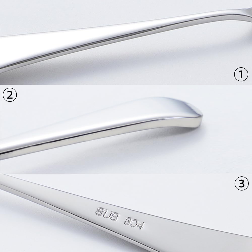 Small Soup Ladles,Sauce ladles,Gravy Soup Spoon Ladles,2 Pack SUS 304 Non-magnetic Stainless Steel 7.6 Round Ladles (Color:Silver).