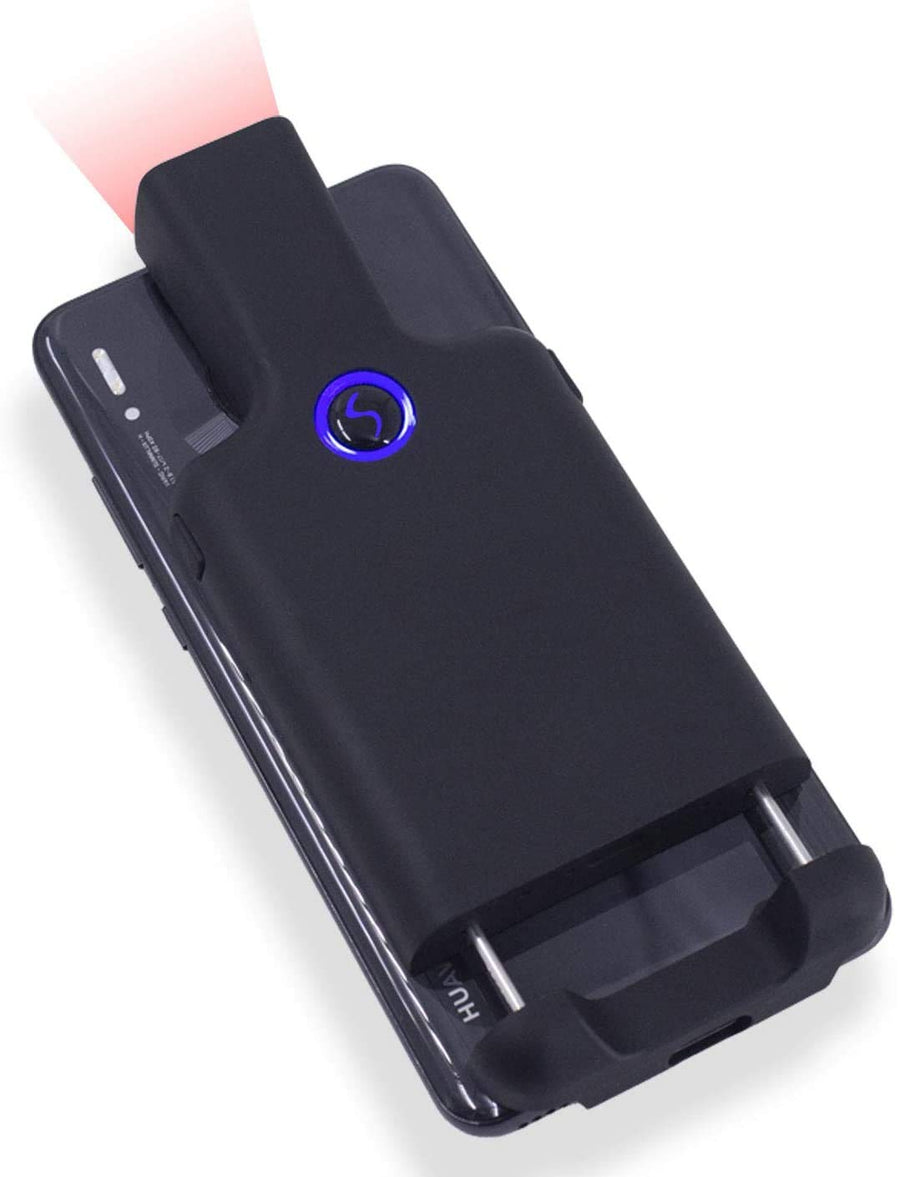 Symcode Bluetooth 2D Barcode Scanner 1D 2D QR Wireless Portable Back Clip Barcode Reader Scanner for Smartphone iPhone iOS Android