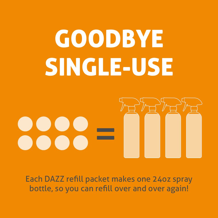 DAZZ Natural Cleaning Tablets - Bathroom Cleaner Refill