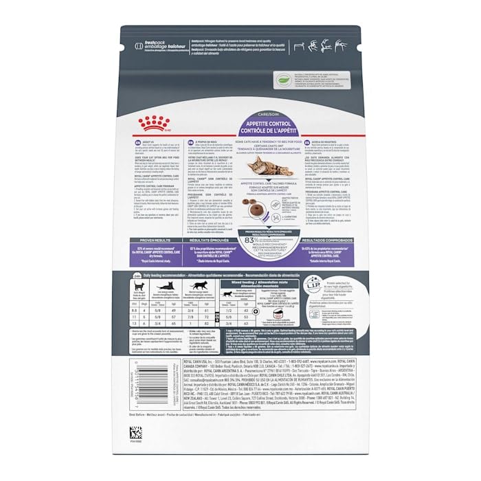 Appetite Control Spayed/Neutered Dry Adult Cat Food, 6 lb bag