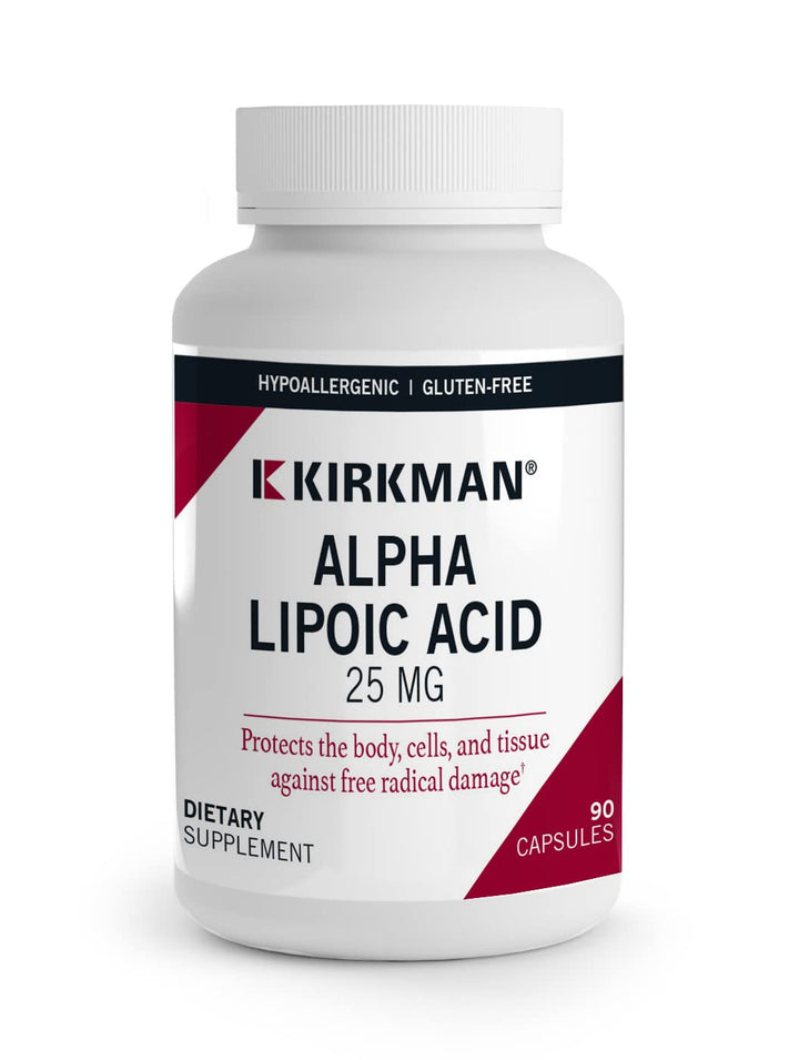 Kirkman - Alpha Lipoic Acid 25 mg - 90 Capsules - Poten