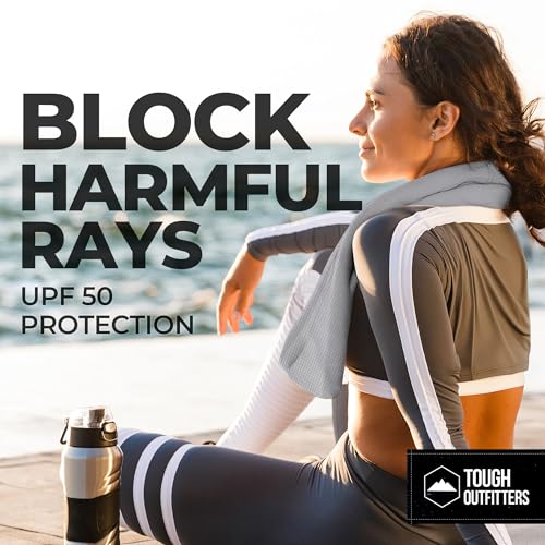 Cooling Towels (38.5x12) - Cooling Towels for Neck &amp; Face, Cooling Neck Wraps - Ice Towel &amp; Sweat Rag for Camping, Gym, Yoga &amp; Sports