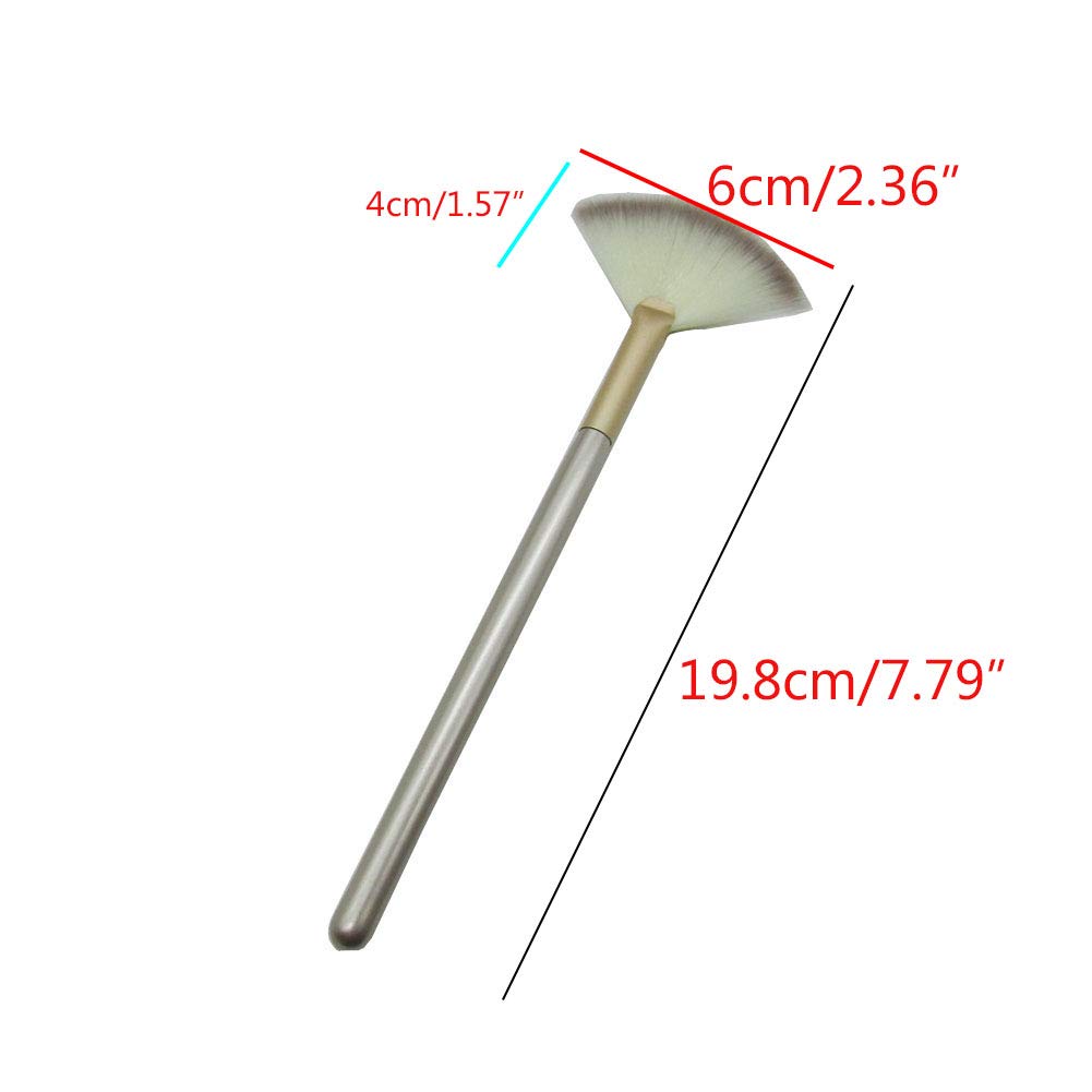 3pcs Fan Mask Brush Facial Brushes Acid Applicator for Glycolic Peel/Masques
