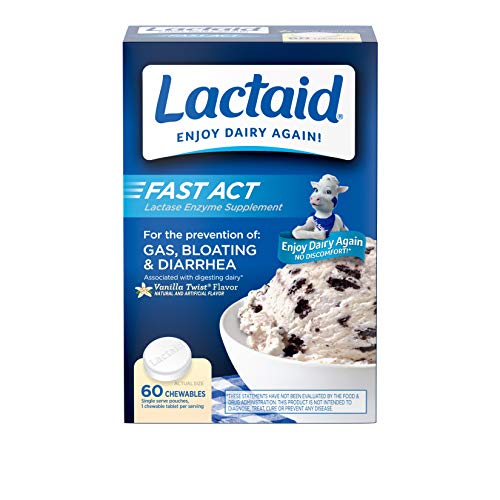 Lactaid Fast Act Lactose Intolerance Chewables with Lac