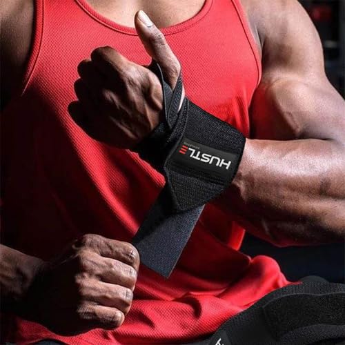 Wrist Wraps - USPA Approved Best Weightlifting Support (Professional Competition Grade Wrap) - Brace Your Wrists to Push Heavy, Avoid Injury &amp; Improve Your Workout - for Men &amp; Women