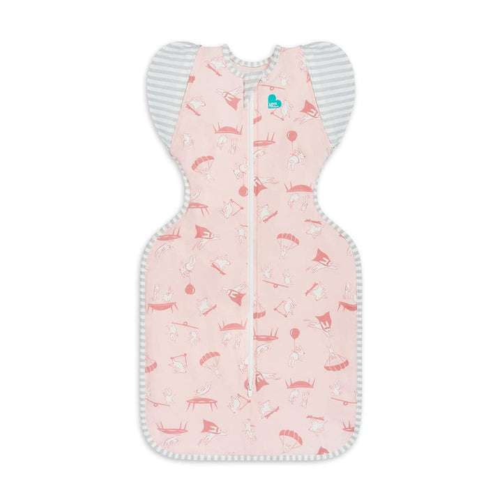 Swaddle Up Transition Swaddle, Patented Zip-Off Wings, Gently Help Baby Transition from Being Swaddled to Arms Free When Showing Signs of Rolling, Lite 0.2 TOG, 19-24 lbs, White