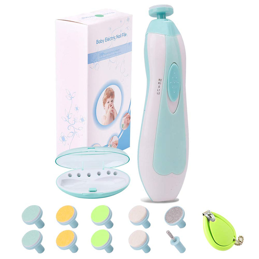 Baby Nail File Baby Nail Clipper for Infant Toddler Kids or Adults Baby Nail File Electric with LED.