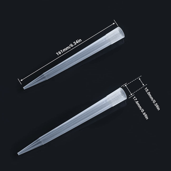 FOUR E&#39;S SCIENTIFIC 10ml Pipette Tips - Universal 10000ul Sterile Pipette Tips Racked RNase/DNase Free &amp; Pyrogen Safe, Autoclavable, 1 Rack 24 Tips