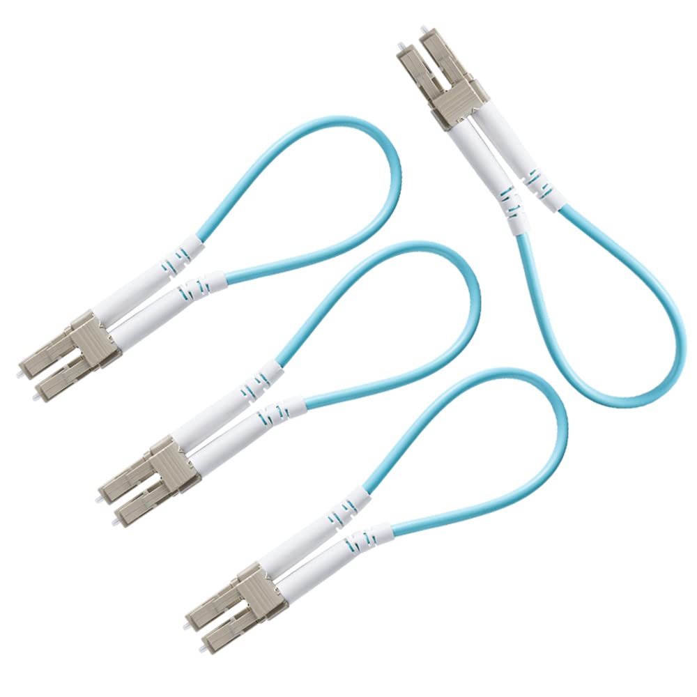 GwliUni 4 PCS OM3 Loopback Plug Tester Multimode LC-UPC