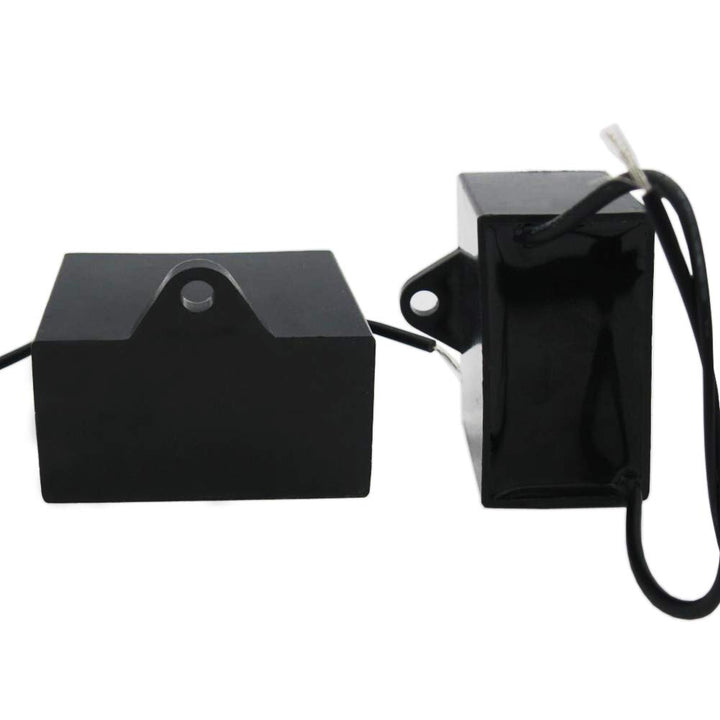 /2Pcs 450V AC 50/60Hz Run Capacitor 2-Wire Metallized Polypropylene Film Capacitors for Ceiling Fan Motor Start Run 10uf CBB61-10