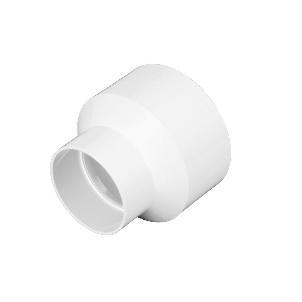 6P07 PVC S&D Increaser/Reducer Coupling, 4-Inch X 6-Inch, for Hub X Hub Solvent-Weld Connections, for use with 4-Inch & 6-Inch Sewer and Drain Pipe, White