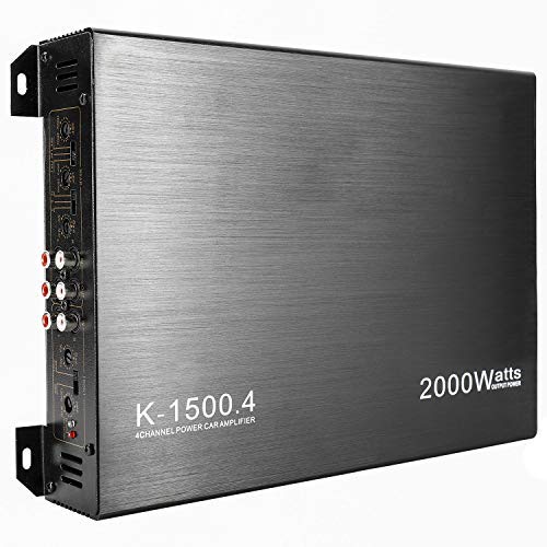 YaeCCC 2000W 4 Channel Amplifier Car Audio Car Amplifie