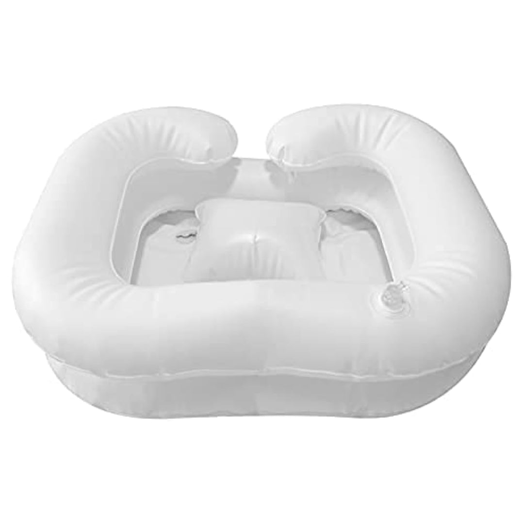 Inflatable Hair Washing Basin, Portable Bedside Shower,