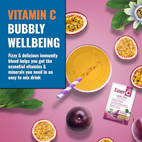 Ener-C Sugar Free Energy Passion Fruit Multivitamin Dri