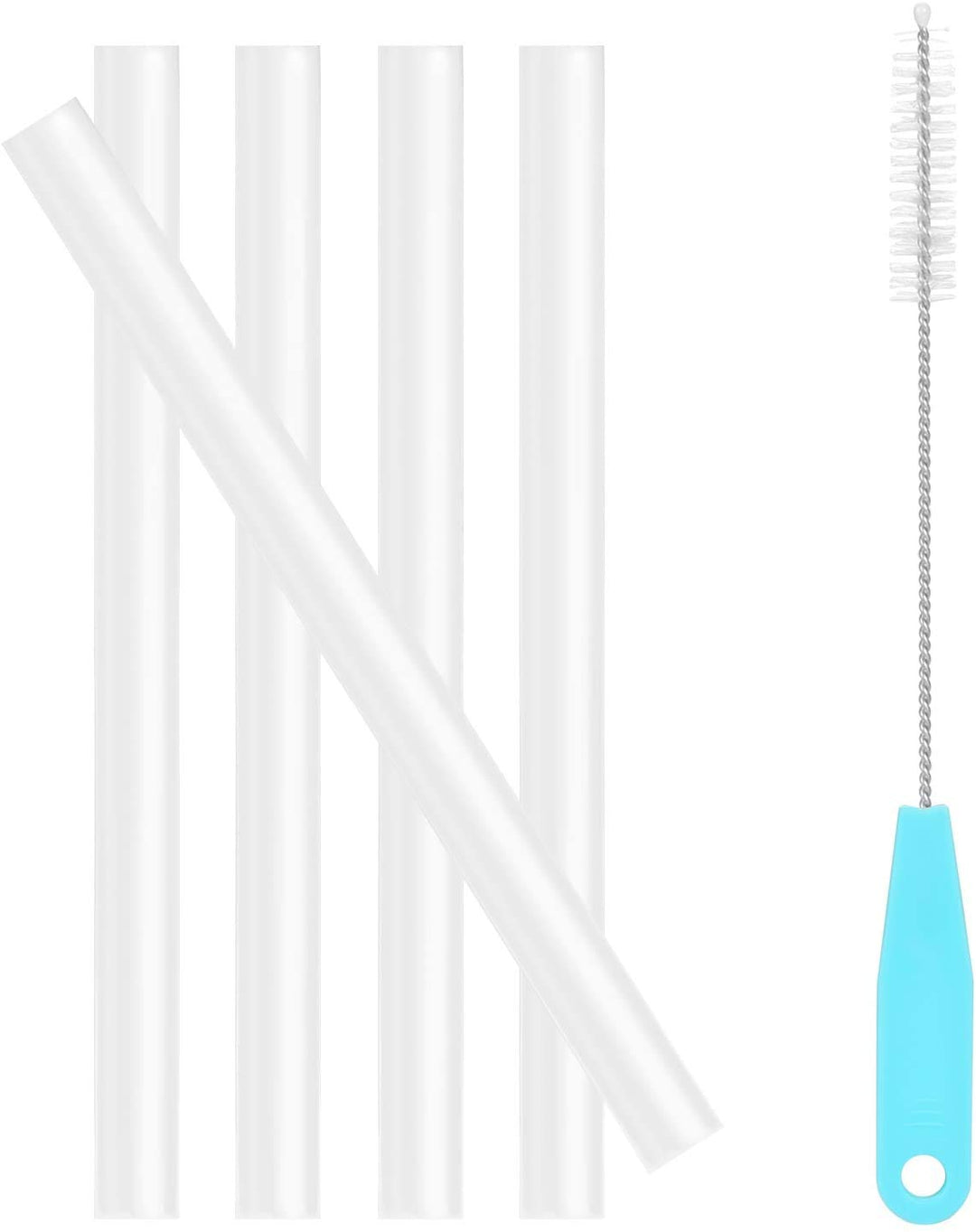Replacement Straws for CamelBak eddy Kids 12oz Water Bottle,Accessories Set Include 5 BPA-FREE Straws and 1 Cleaning Brush
