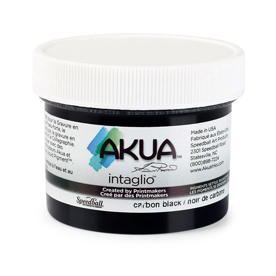 Intaglio Water-Based Ink, 2-Ounce Jar, Carbon Black