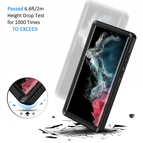 Lanhiem for Samsung Galaxy S22 Ultra Case, IP68 Waterpr
