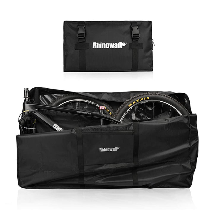 Rhinowalk Folding Bike Carry Bag 26 Inch Thick Bicycle Transport Storage Case Bike Travel Bag for Air Travel,Transport,Shipping Professional Cycling Accessories