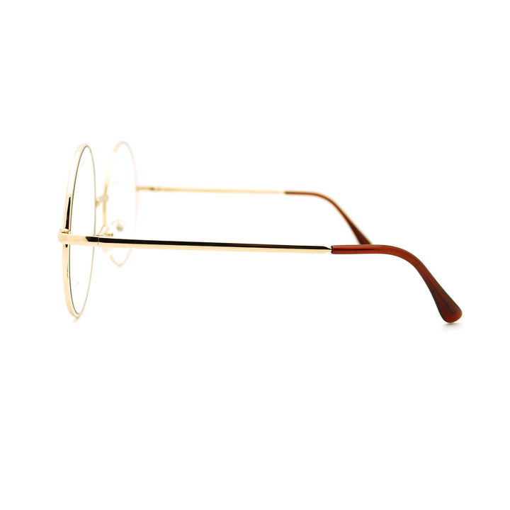 JuicyOrange Super Oversized Round Circle Frame Clear Le