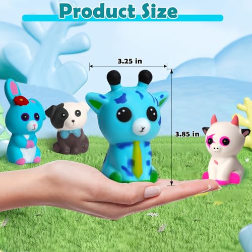 Jumbo Squishies Slow Rising, 8 Pack Animal Squishy Toys Cream Scented Squishies Pack Stress Relief Super Soft Squeeze Kawaii Cute Squishy Slow Rising for Kids