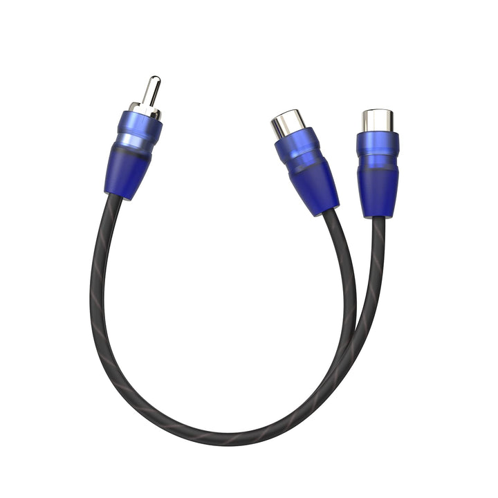 ROCKRIX 0.6ft 2 Female to 1 Male RCA Y Adapter Splitter