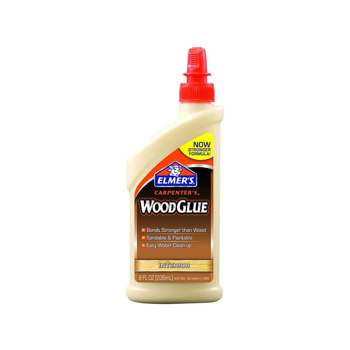 Elmer&#39;s E7010 Carpenter&#39;s Wood Glue, Interior, 8 Ounces , Tan