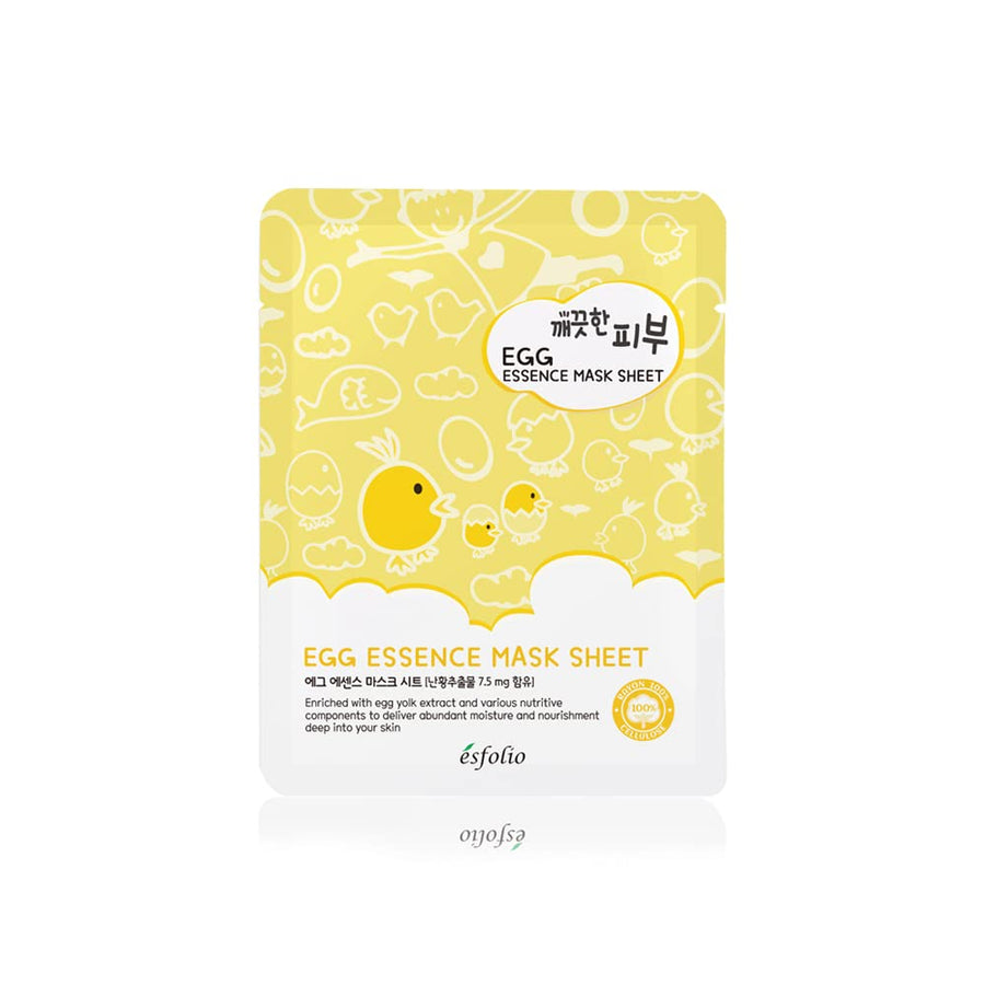 Esfolio Pure Skin Mask Box, Egg Essence, 11.8 Ounce