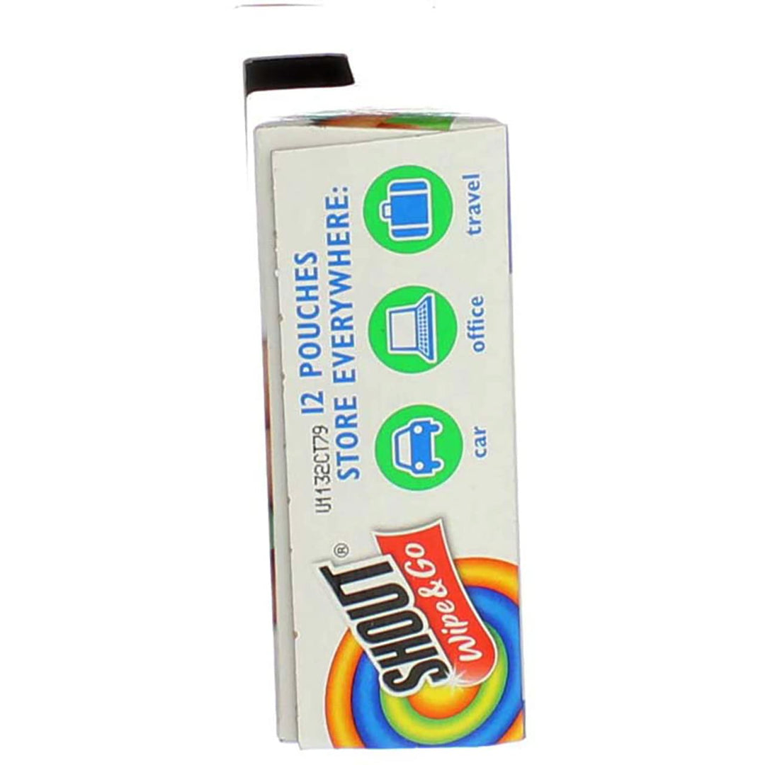 Shout Wipe &amp; Go Instant Stain Remover - 12 CT