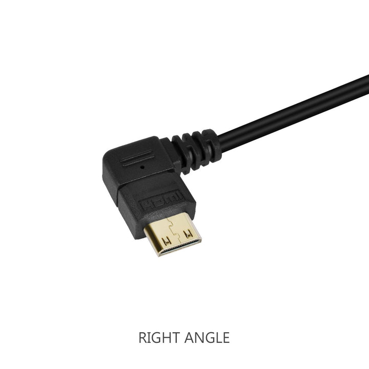 UCEC Mini HDMI to HDMI Cable Right-Angled Coiled HDMI t