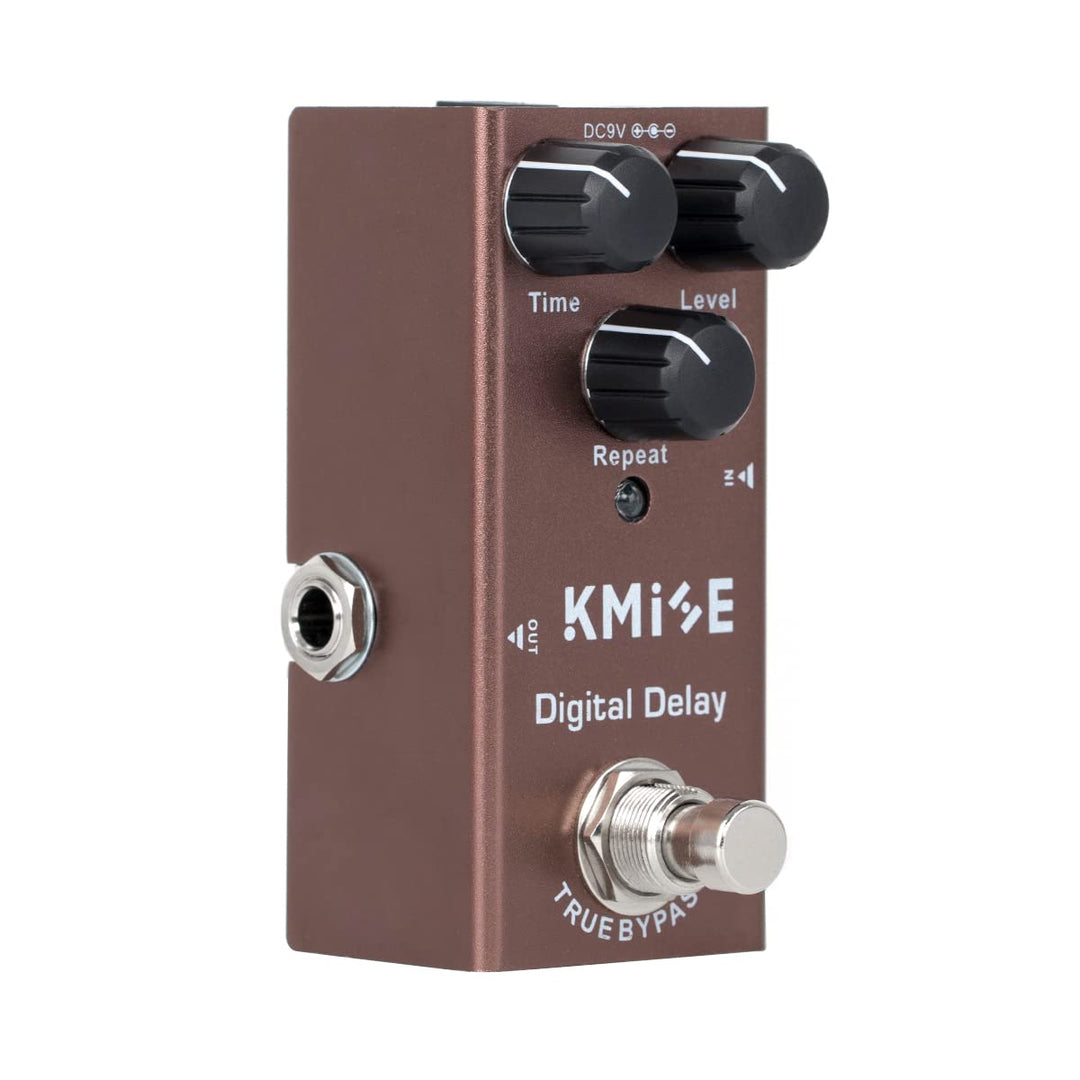 Kmise Digital Delay Electric Guitar Effects Pedal Mini Single Type DC 9V True Bypass