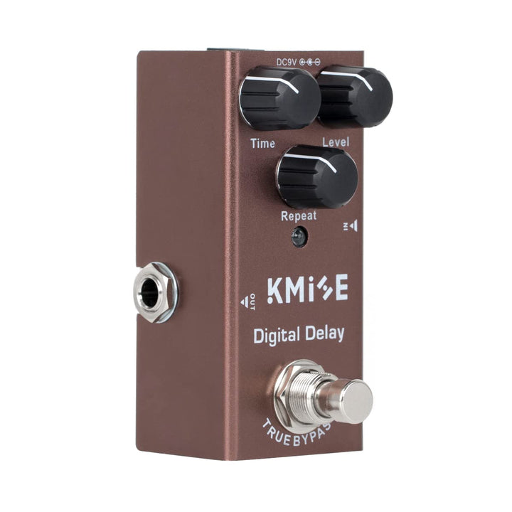 Kmise Digital Delay Electric Guitar Effects Pedal Mini Single Type DC 9V True Bypass