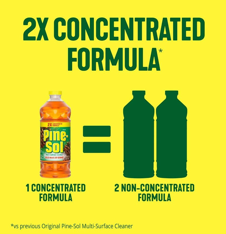 Pine-Sol Original Multi-Surface Cleaner Kills 99.9% of 