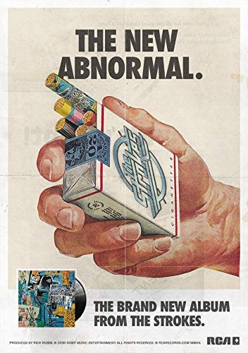 THE STROKES THE NEW ABNORMAL ALBUM COVER Poster Print Art JULIAN CASABLANCAS BAND 2, 16x24(40x60cm)