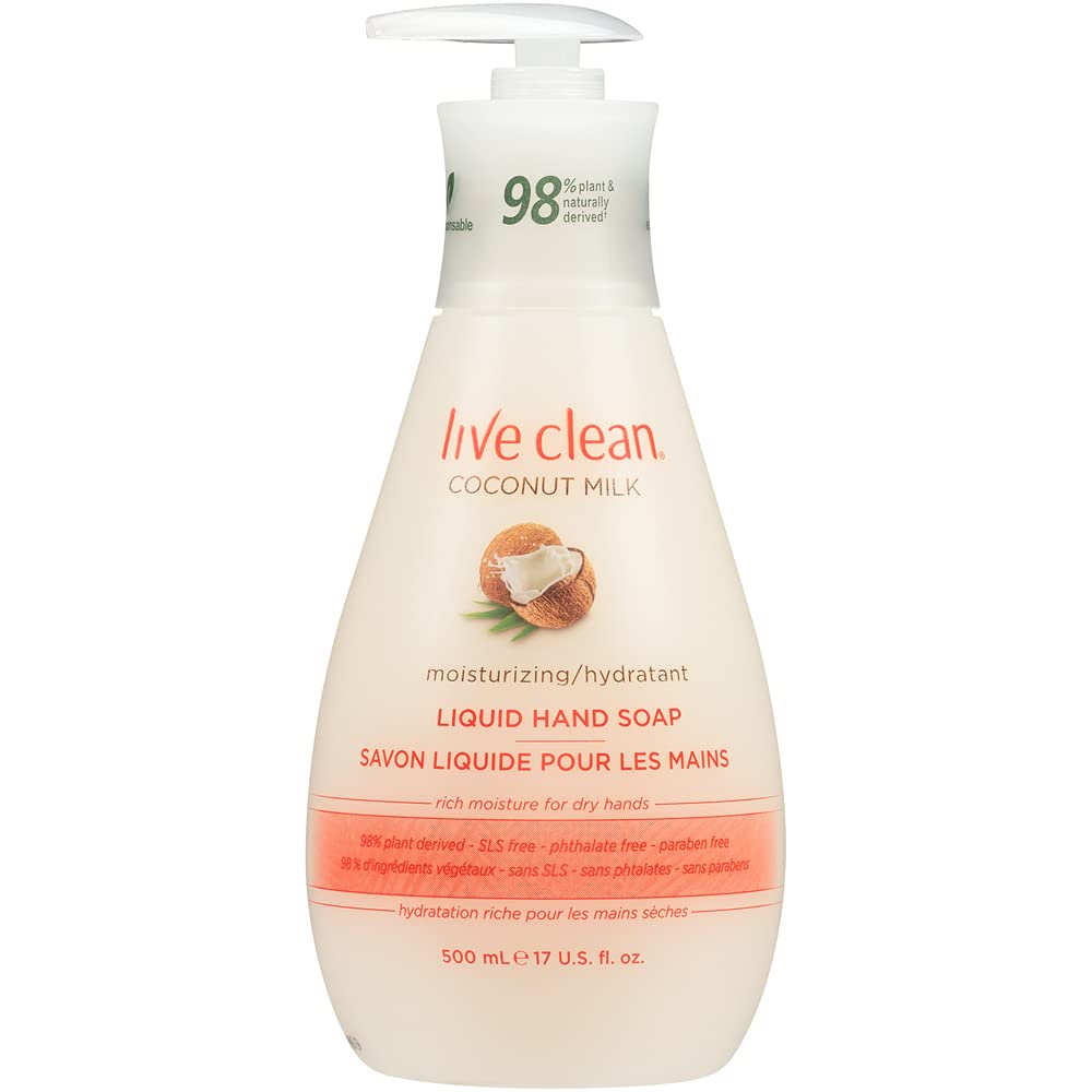 Liquid Hand Soap, Coconut Milk, 17 Oz ( Packaging May Vary )
