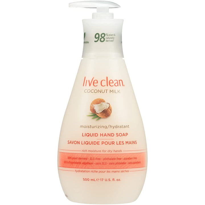 Liquid Hand Soap, Coconut Milk, 17 Oz ( Packaging May Vary )