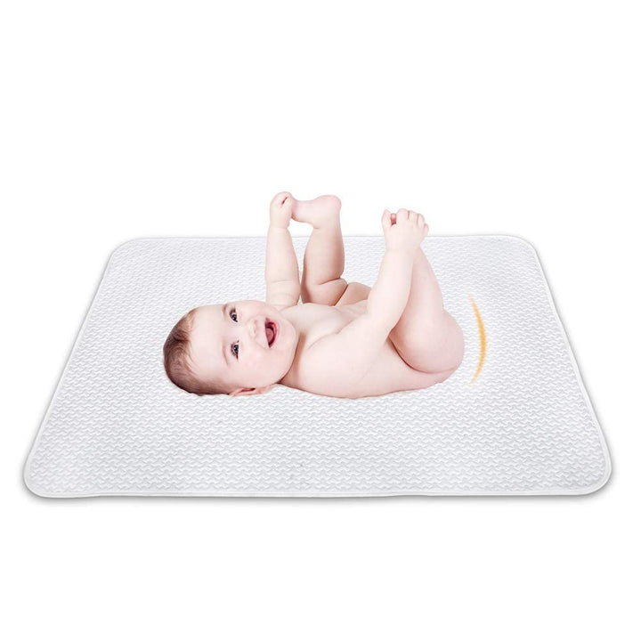 Waterproof Bed Pad Washable and Reusable Underpads 4 Layer Incontinence Mattress Protector 100% Cotton Surface for Children Adults and Pets