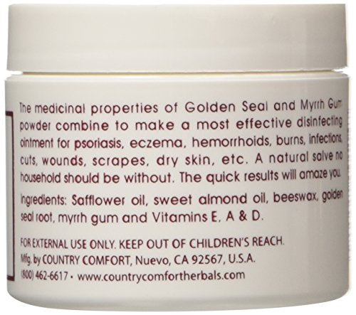 Country Comfort Salve Gold/Myrrh 2 Oz