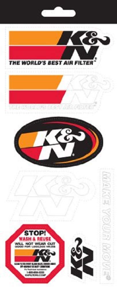 K&N 89-11831 Sticker Sheet