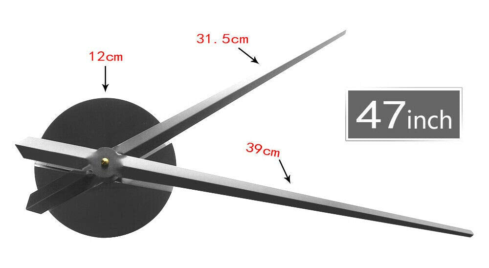 Dental Hospital Silent Wall Clock Dentist Frameless DIY Acrylic Mirror Wall Watch Tooth Modern Design Oversized Time Wall Clock (Silver)