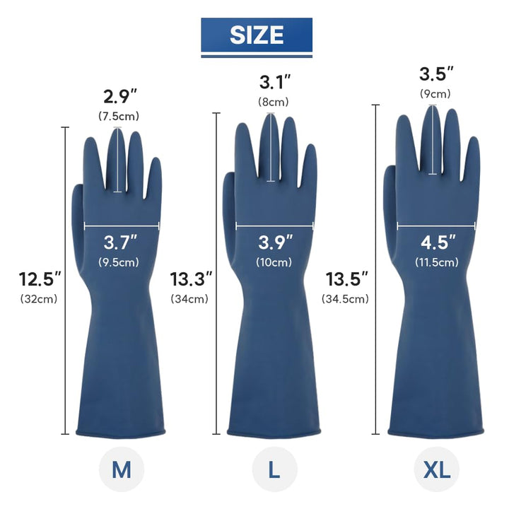 HOMSSEM Dishwashing Gloves– 2 Pairs of Dish Gloves Prem