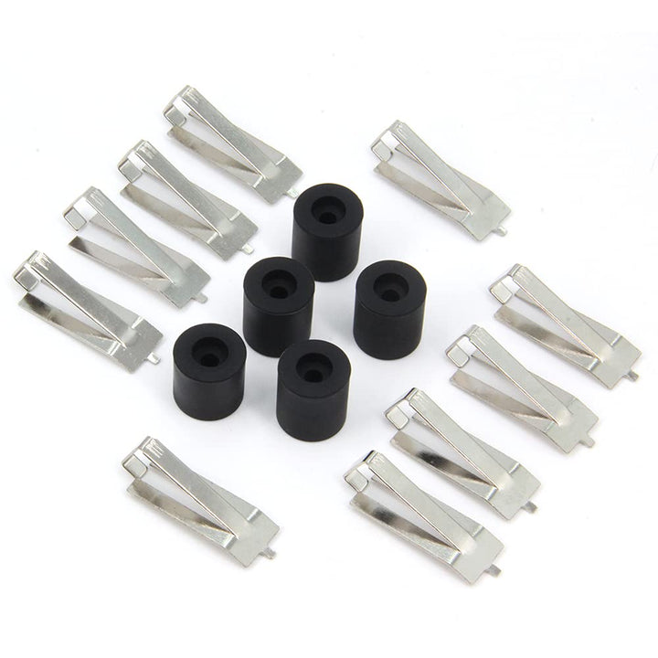 Befenybay 5PCS Black Heat Bed Silicone Leveling Column 